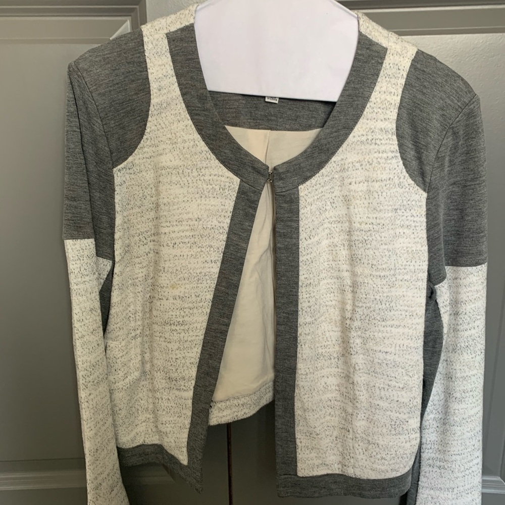 Cropped Grey Jacket